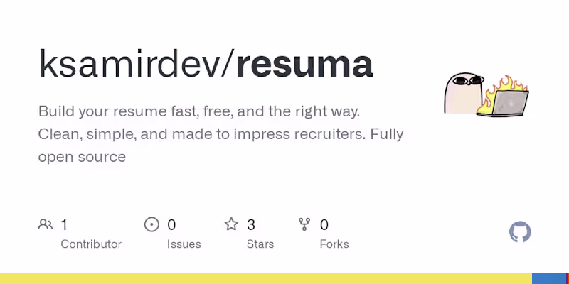 Cover image for Free Resume Builder Development