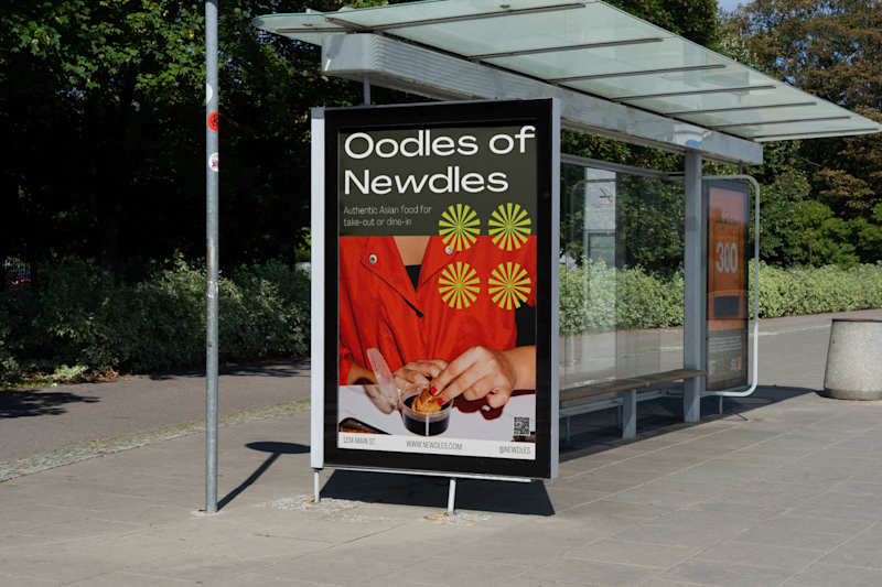 Cover image for Bright & Bold Graphics for Asian Noodle House