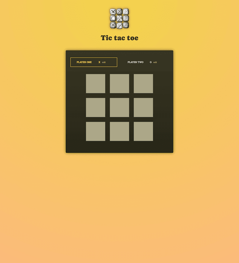 Cover image for Tic tac toe game