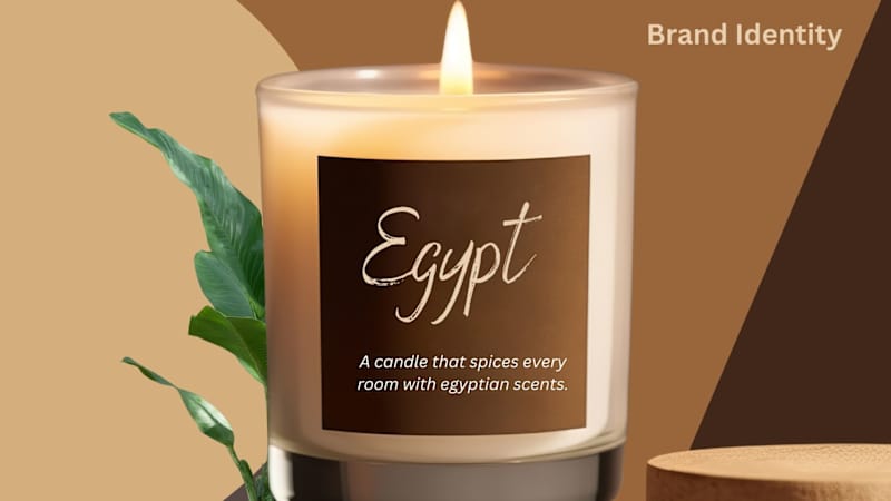 Cover image for Brand Identity: Egypt Candles 