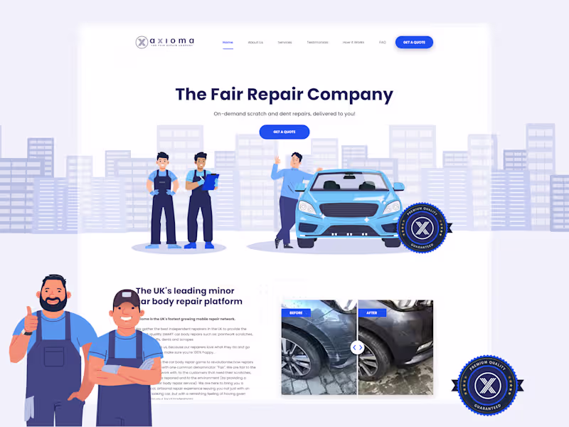 Cover image for Axioma: Branding & Website design