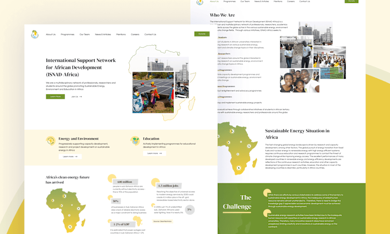 Cover image for Green Growth Africa website redesign
