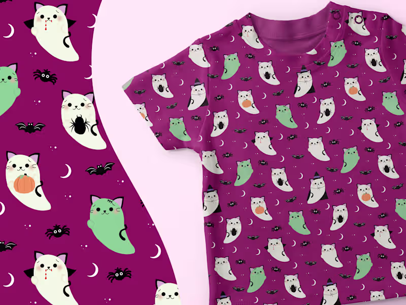 Cover image for Spooky cat Pattern