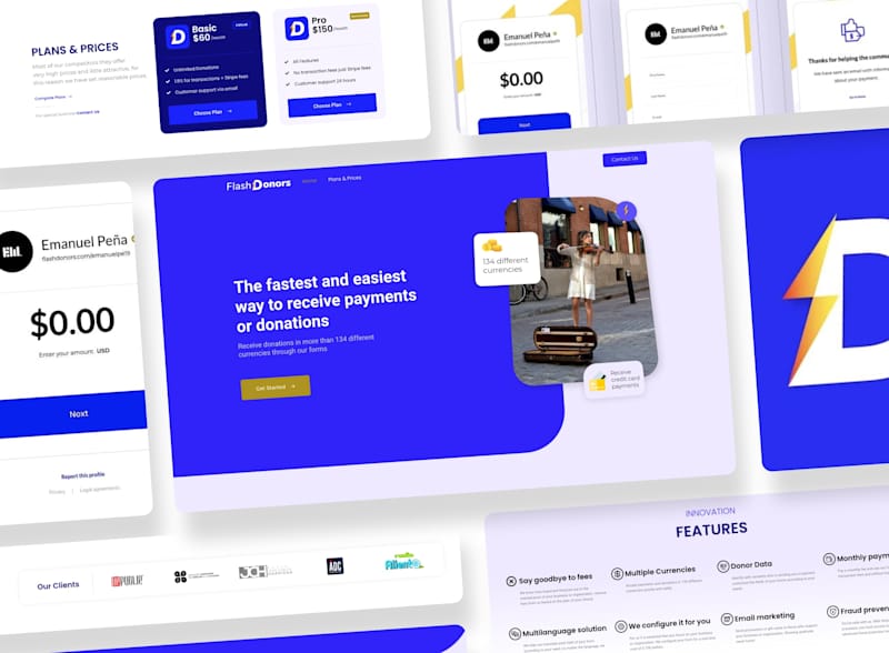 Cover image for Flash Donors Web Design