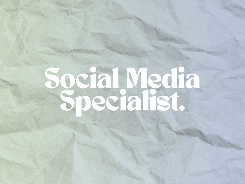Cover image for Social Media Specialist