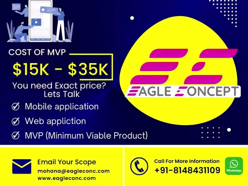 Cover image for MVP Mobile app from your ideas | Web and Mobile application