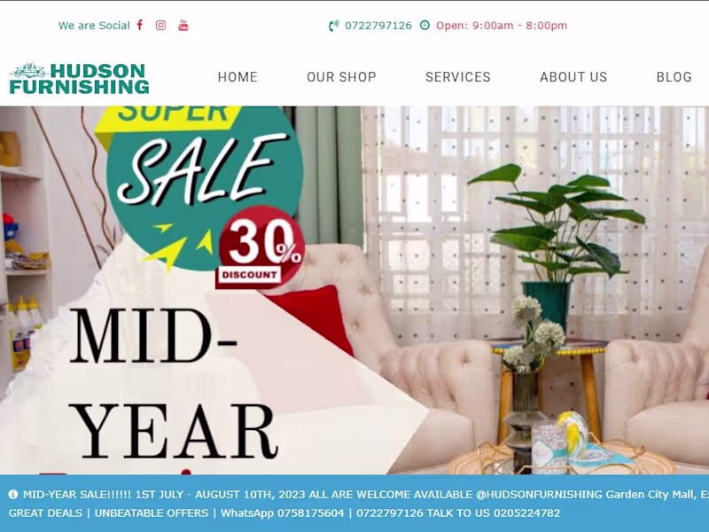 Cover image for Furniture Ecommerce Store