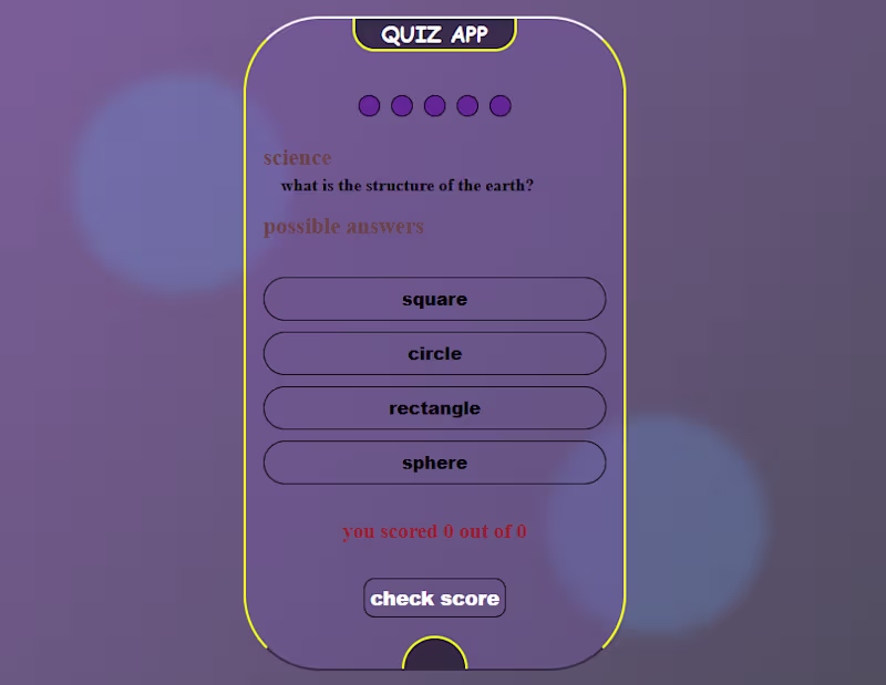 Cover image for Build this cool Quiz App using html, css and JavaScript.