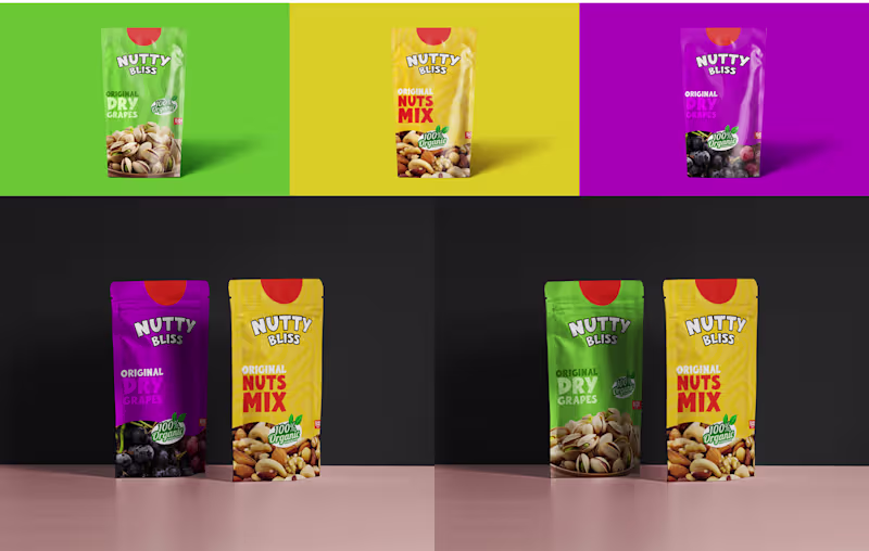 Cover image for Nutty Bliss Packaging Designs :: Behance