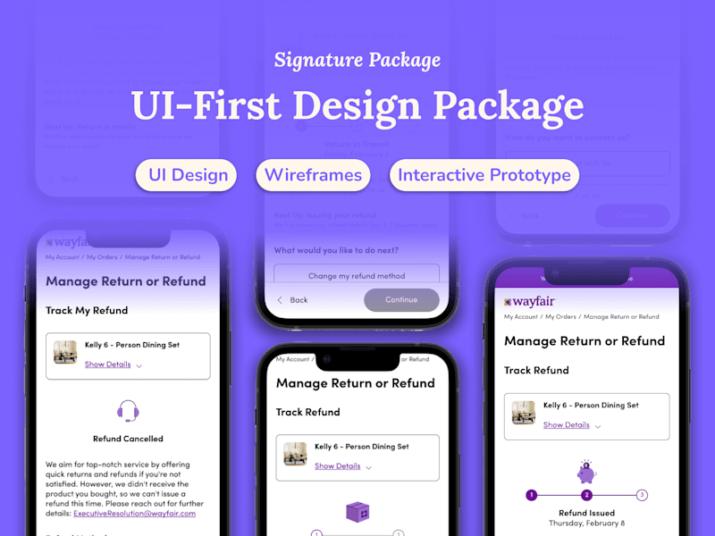 Cover image for 💫 UI Design + Prototype • Web, Mobile App
