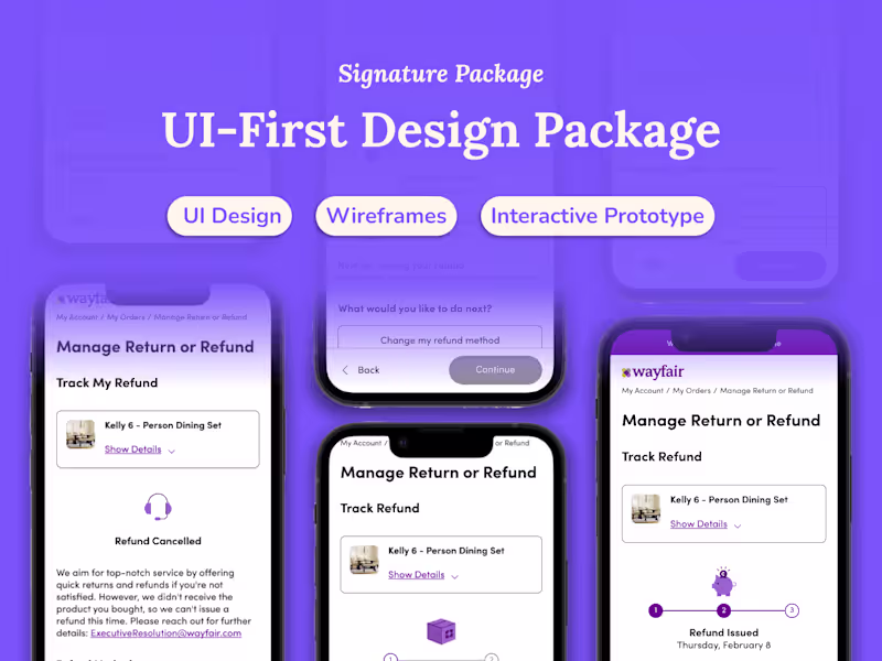 Cover image for 💫 UI Design + Prototype • Web, Mobile App