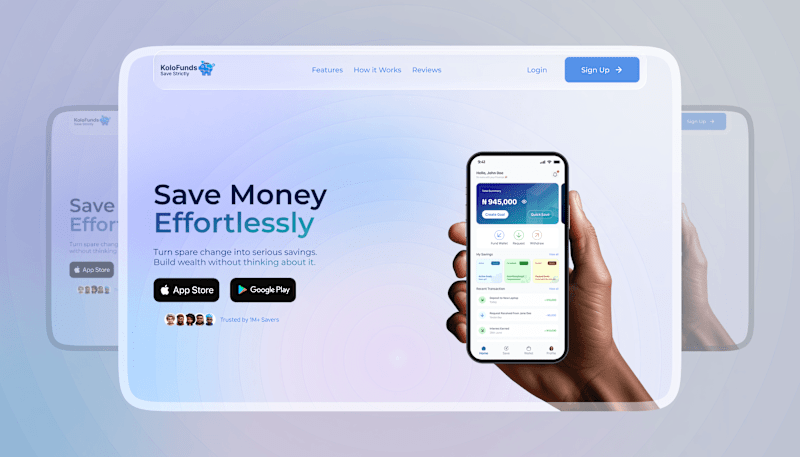 Cover image for Fintech Landing Page