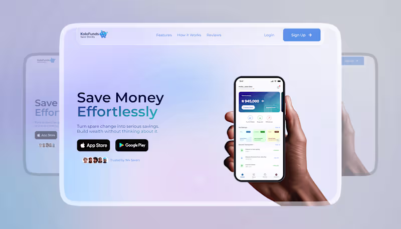 Cover image for Fintech Landing Page