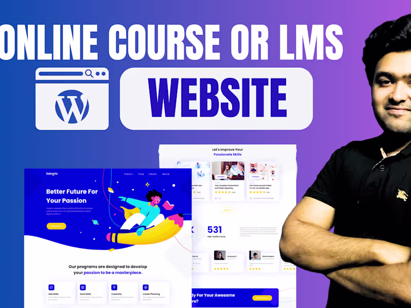Cover image for Website Design for Online Courses