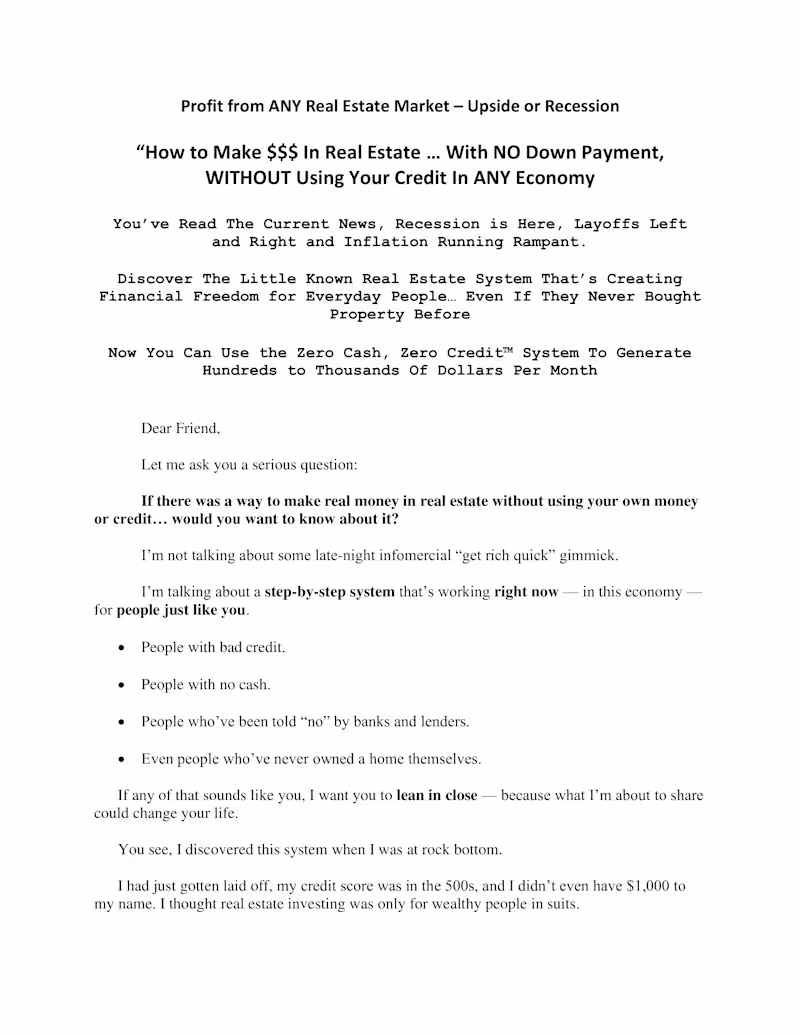 Cover image for Sales Letter Writing Sample