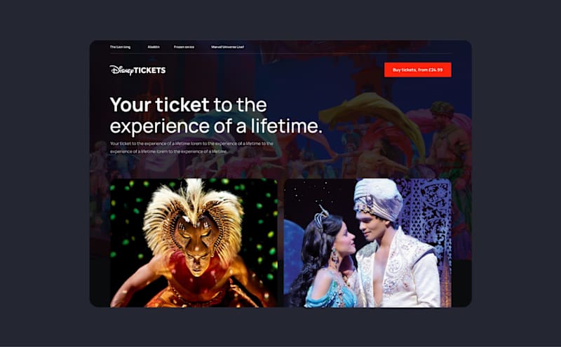 Cover image for Creating Disney's first D2C theatrical ticketing site