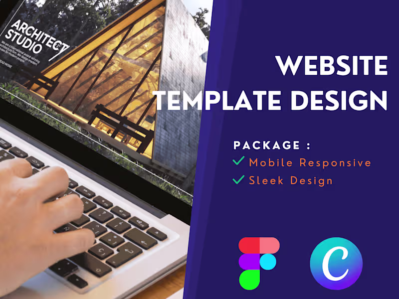 Cover image for Design Template Website as Your Request