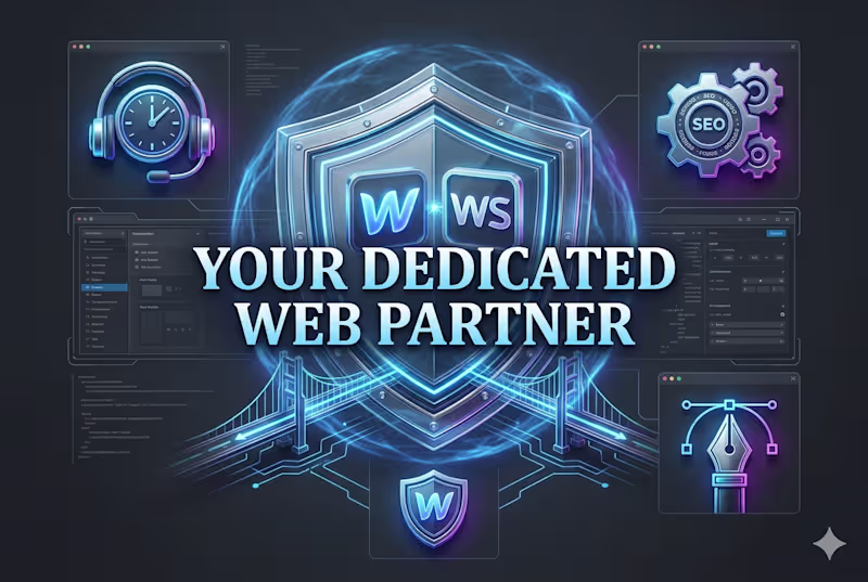 Cover image for  Webflow  Wix Support: Unlimited Design & Technical Maintenance