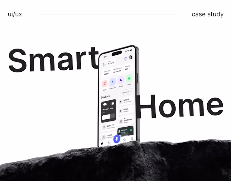 Cover image for Smartify: smart home app ux design