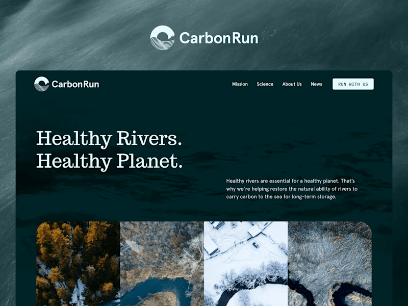 Cover image for CarbonRun – Healthy Rivers. Healthy Planet.