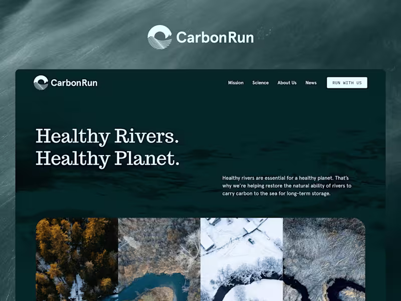 Cover image for CarbonRun – Healthy Rivers. Healthy Planet.