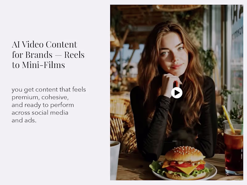 Cover image for AI Video Creation: Reels, Ads & Brand Stories