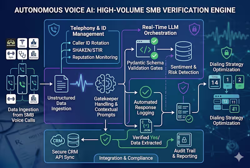 Cover image for Autonomous Voice AI: High-Volume SMB