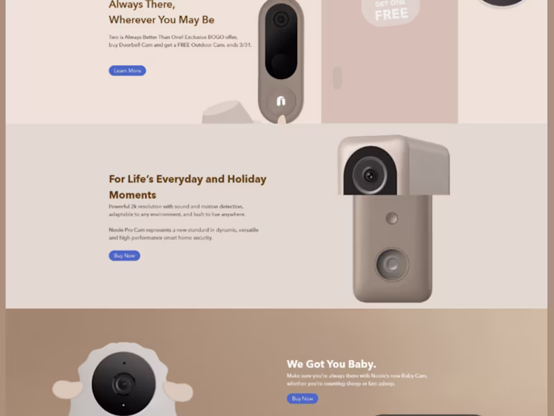 Cover image for Nooie Cams - Maxxmann Corporation