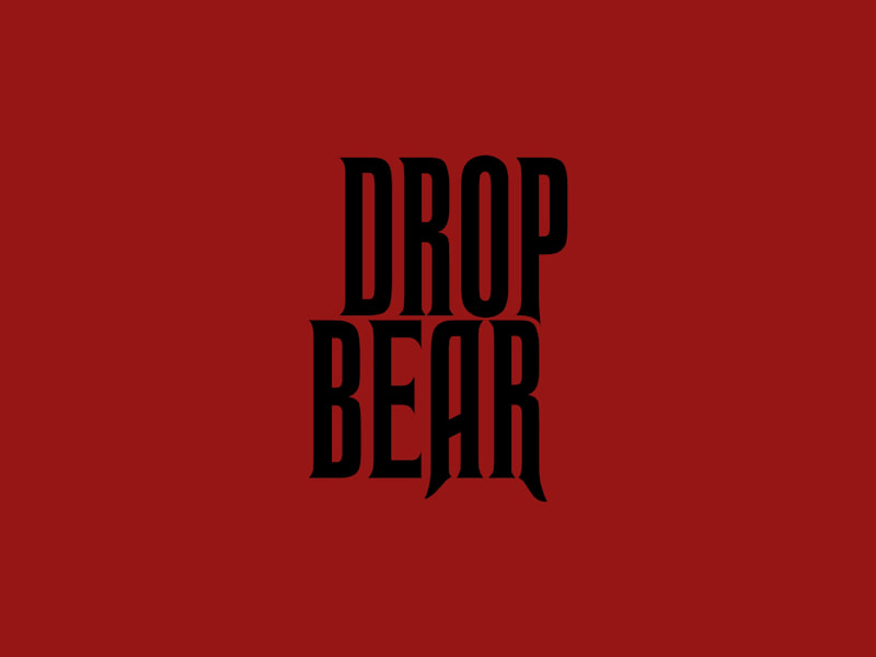 Cover image for Drop Bear Poster Design