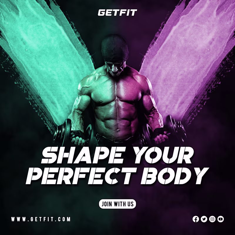 Cover image for Gym Social Media Post