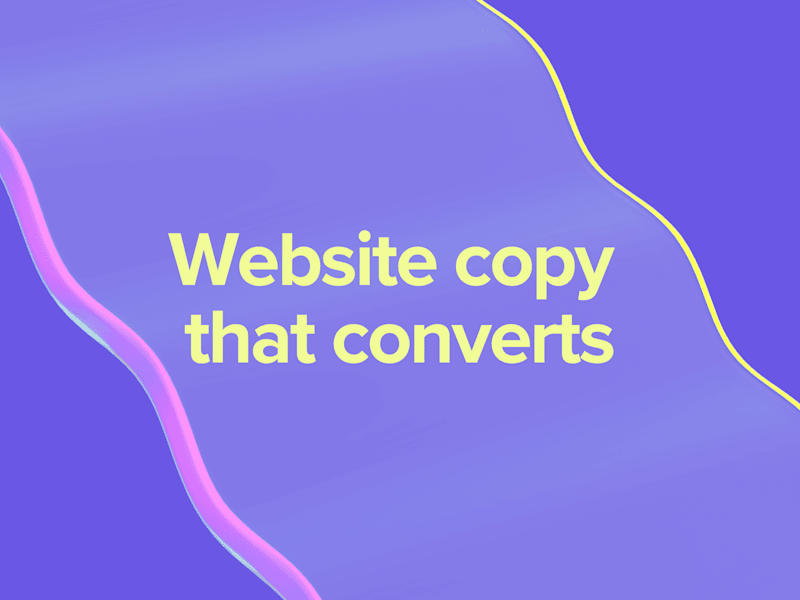 Cover image for Website copy that converts