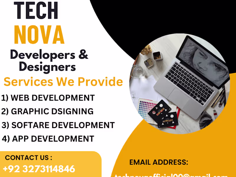 Cover image for Tech Nova Solutions: Pioneering Web & App Development and Design