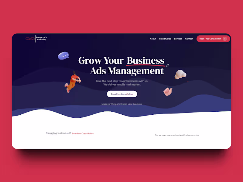 Cover image for Butler & Co Marketing Modern Website