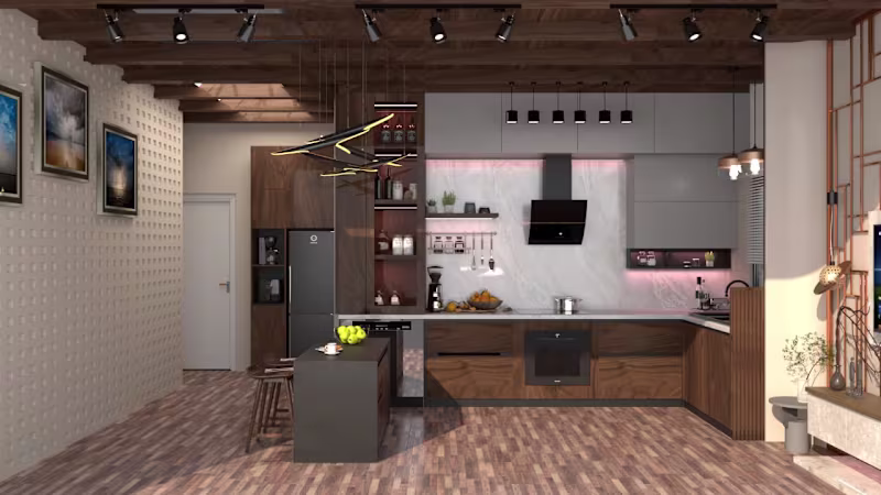 Cover image for 3D Interior Design of Kitchen