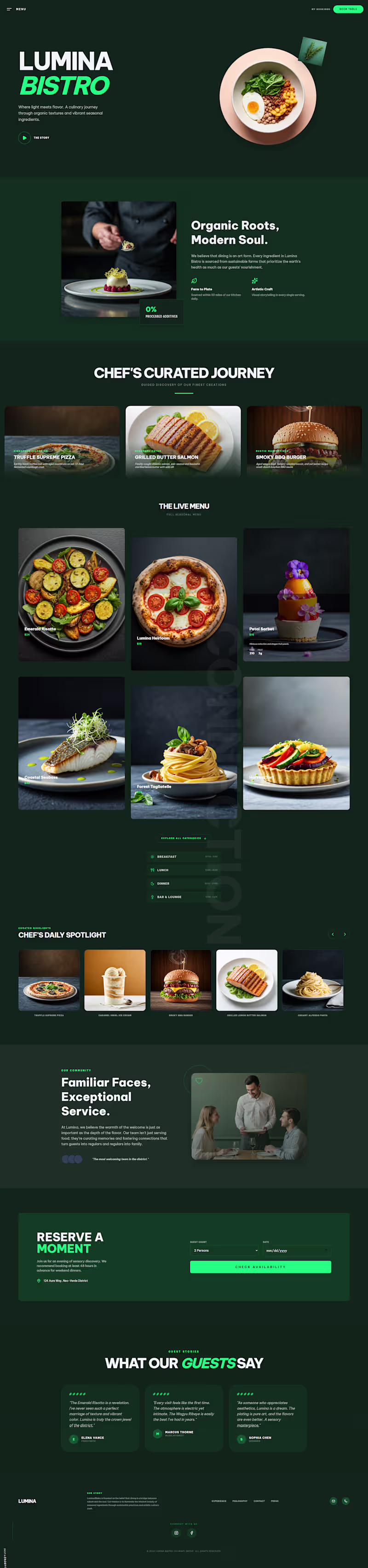 Cover image for Expertly Crafted Modern Restaurant Website with Carousel Ani...