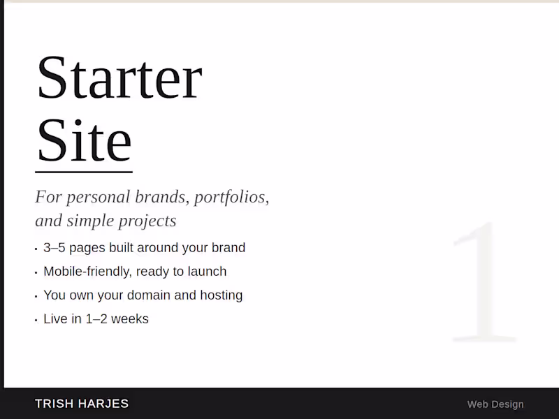 Cover image for Starter Site