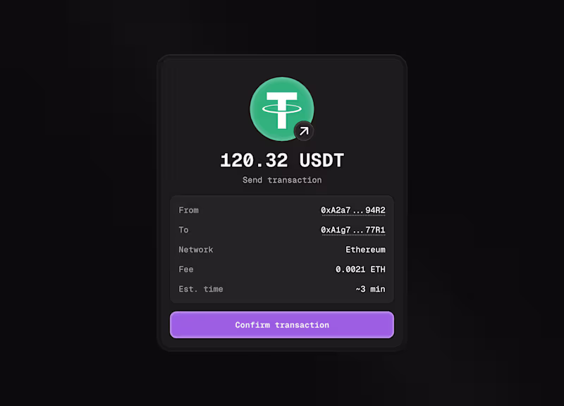 Cover image for Transaction preview