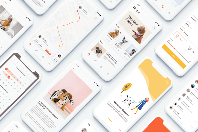 Cover image for Social Pets App UI Kits