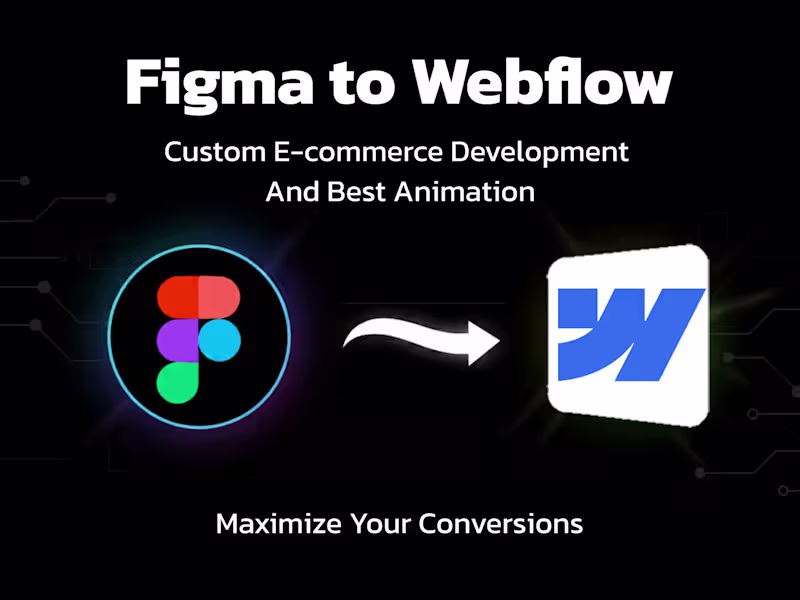 Cover image for Webflow • Landing Page Design & Development