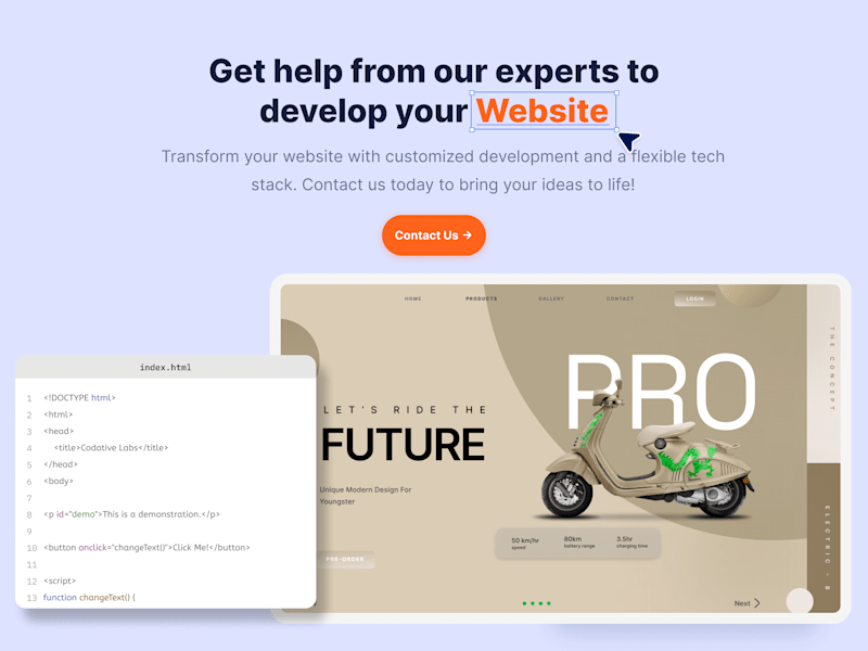 Cover image for Tailored Website Development with Flexible Tech Stack Solutions!