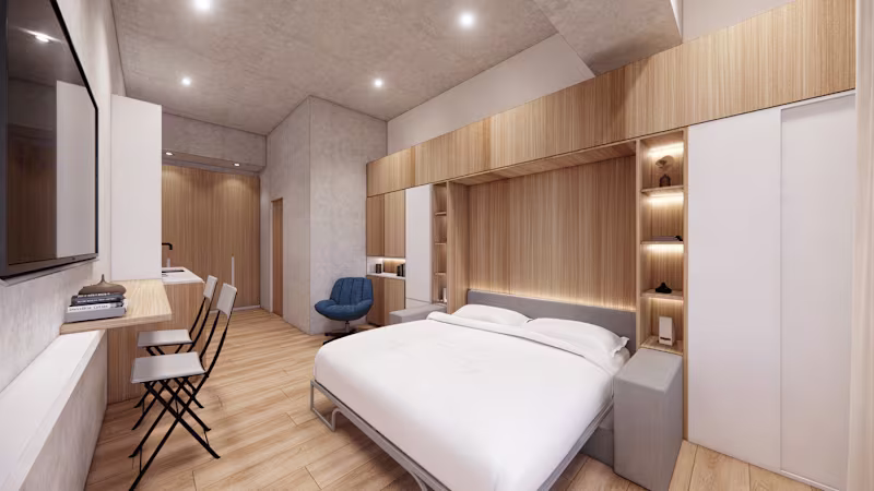 Cover image for Industrial Functional Apartment