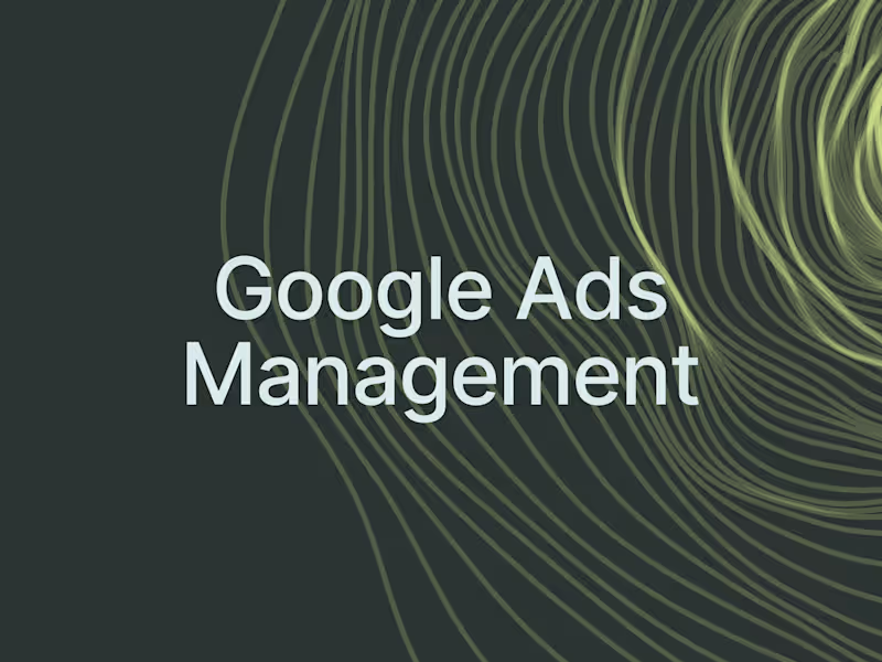 Cover image for Google Ads Management