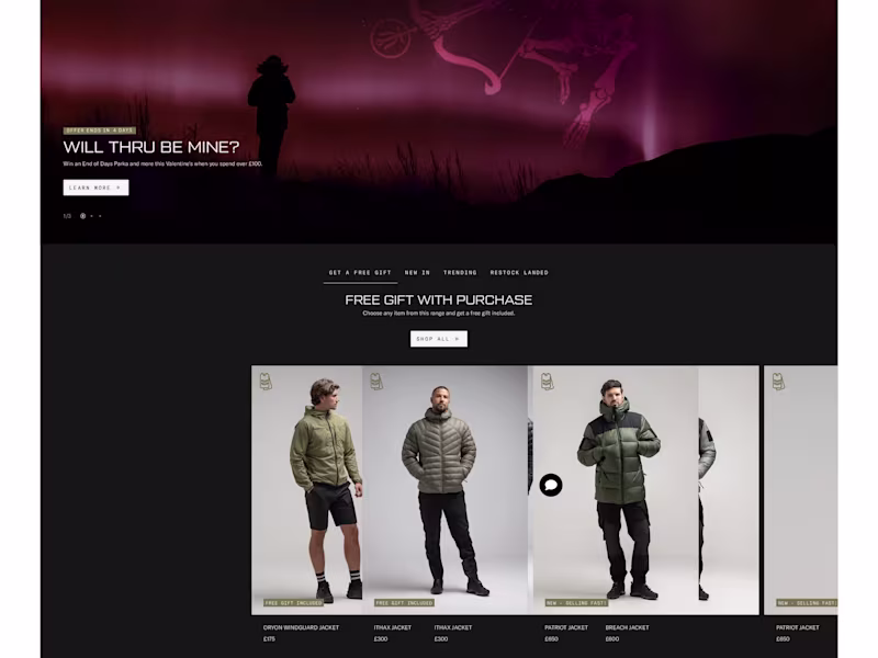 Cover image for ThruDark – Premium Performance Wear Website