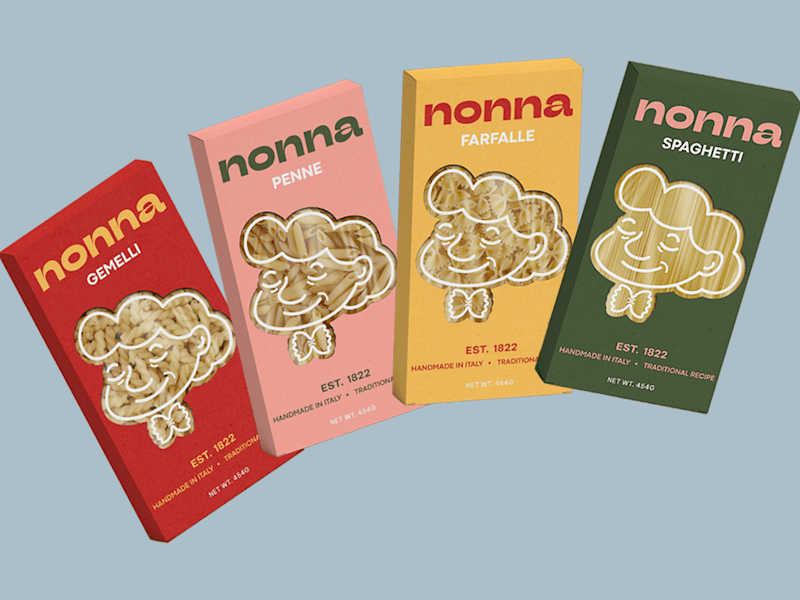 Cover image for Logo & Packaging // Nonna Pasta