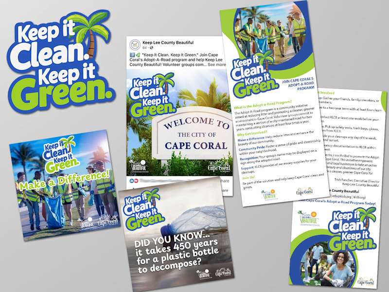 Cover image for Adopt-A-Road Awareness Campaign for Keep Lee County Beautiful