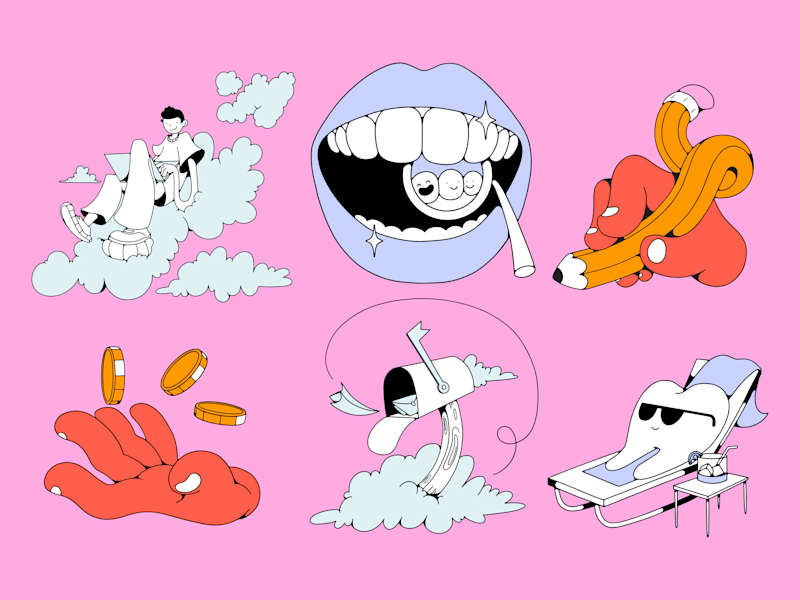 Cover image for Cartoon Spot Illustrations