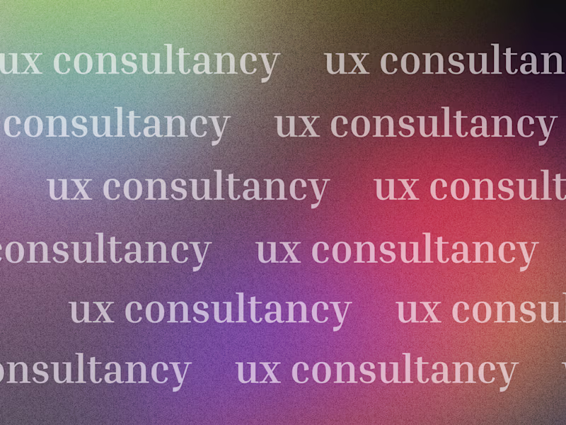 Cover image for UX Consultant