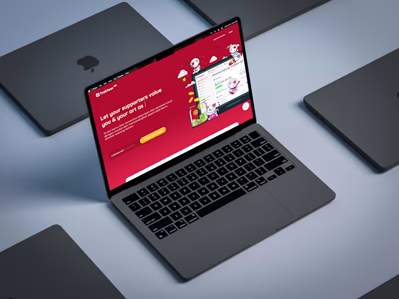 Cover image for Trakteer Landing Page | Indonesia Social-Creative Platform