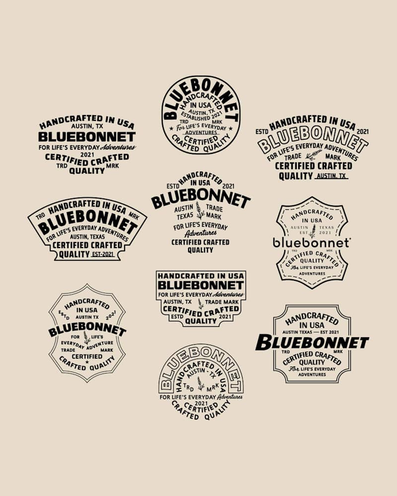 Cover image for Bluebonnet Badge Design