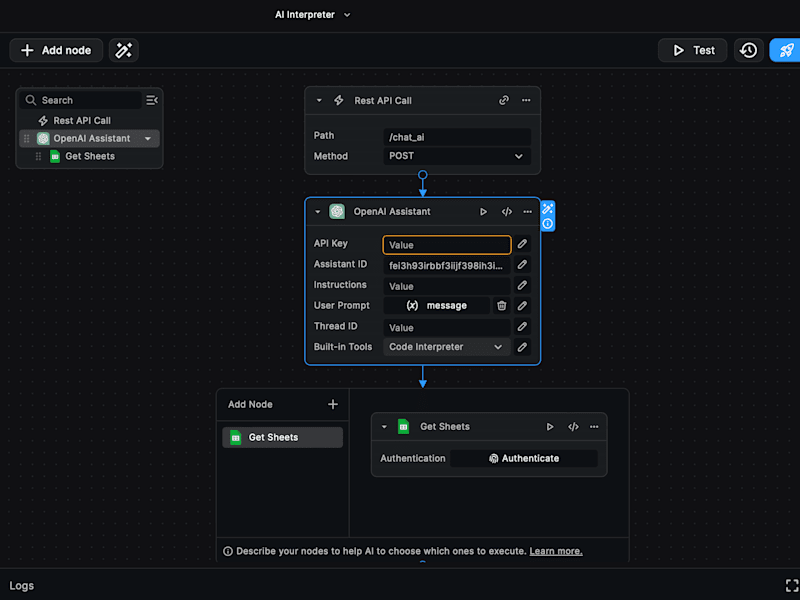 Cover image for Custom AI Code Interpreter Workflow with BuildShip